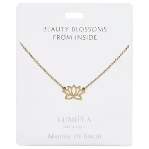 100582 Beauty Blossoms From Inside Necklace
