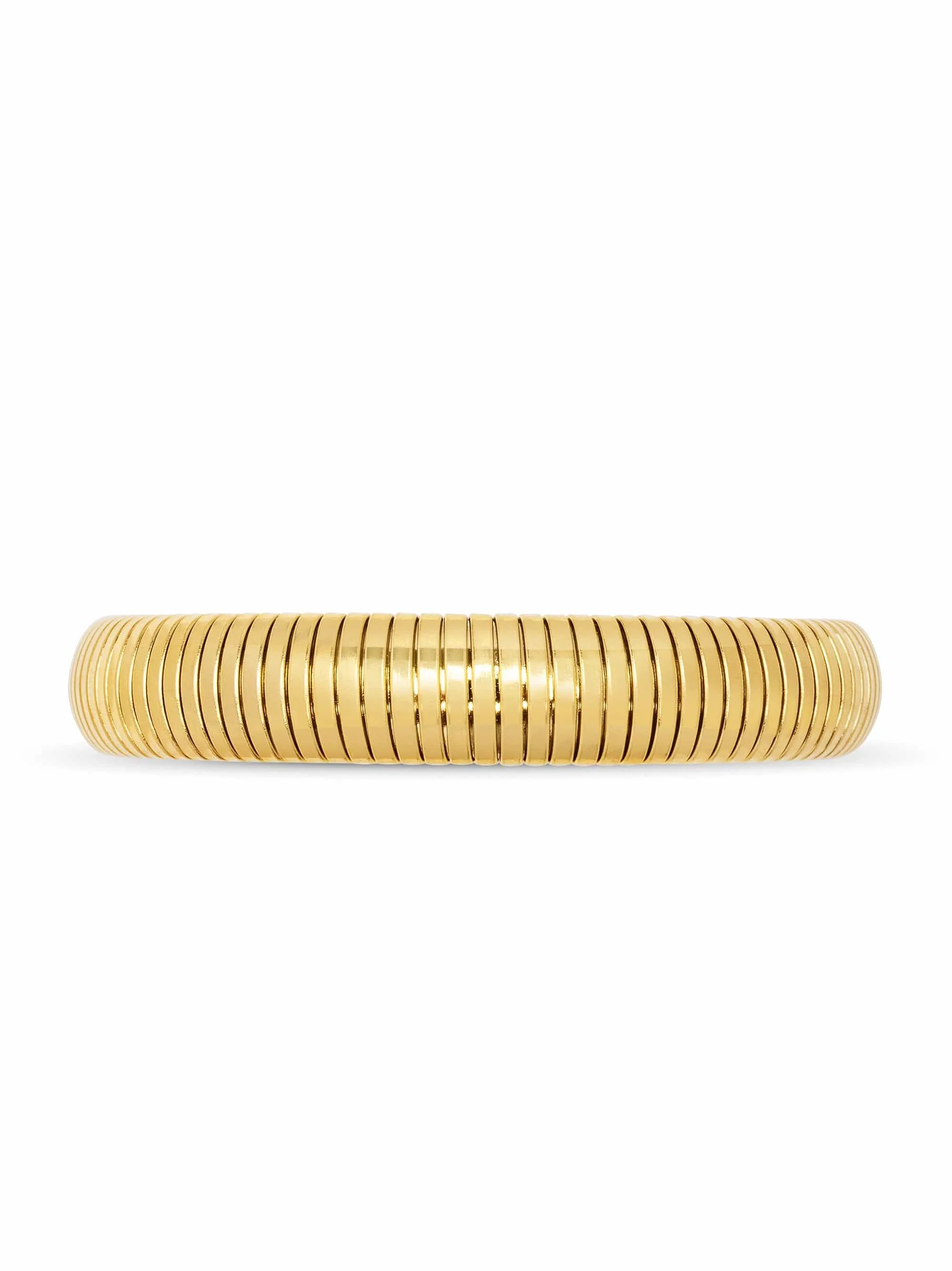 12mm Women's Gold Stretch Bangle