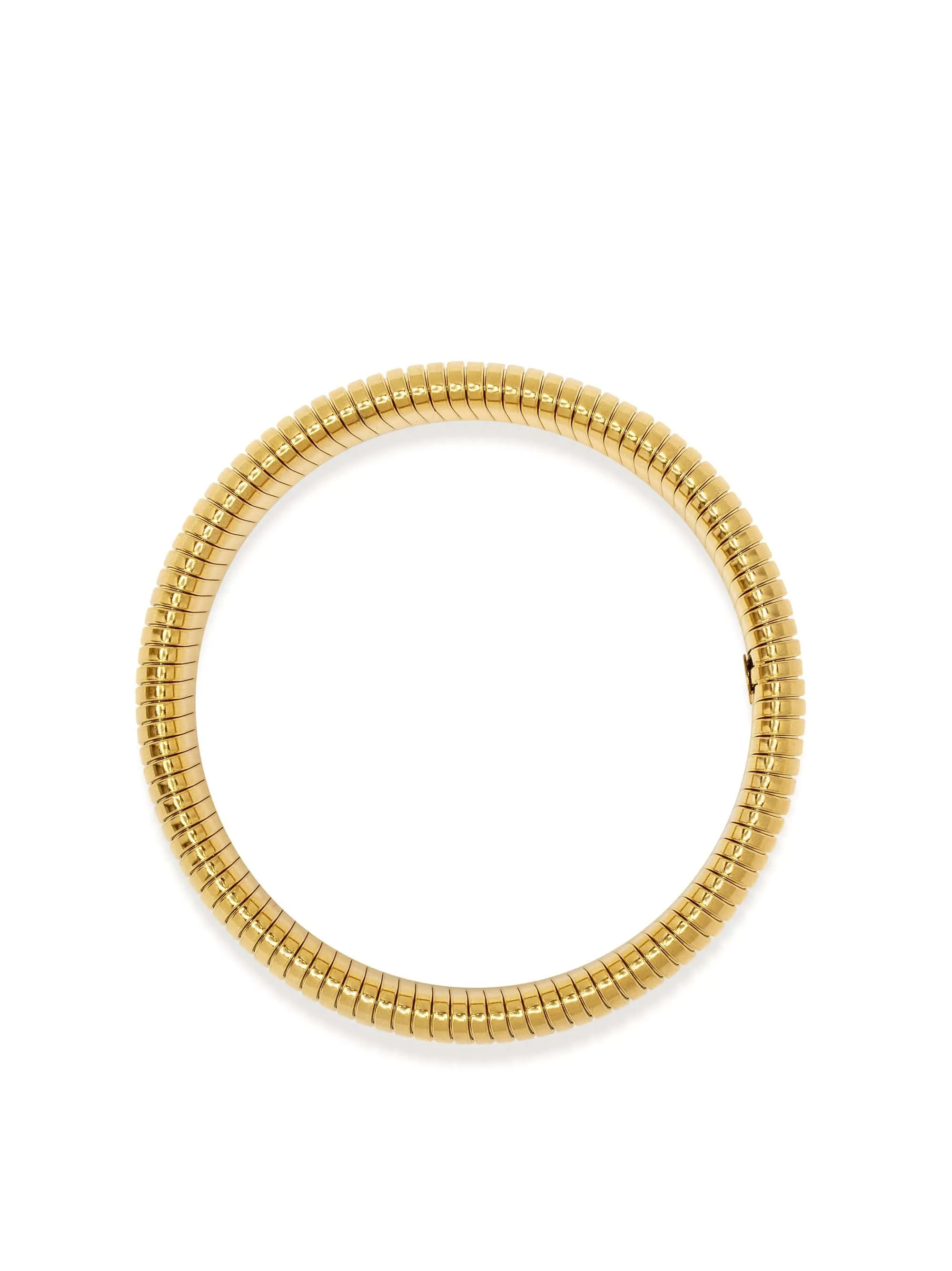 12mm Women's Gold Stretch Bangle