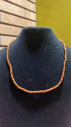 4MM Gold Sunstone (Goldstone) Bead Stretchy Cord Necklace/Bracelet/Anklet