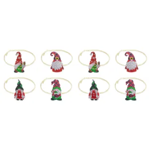 4PCS Diamond Painting Xmas Hanging Ornament Drapes Rope (Gnome #2)