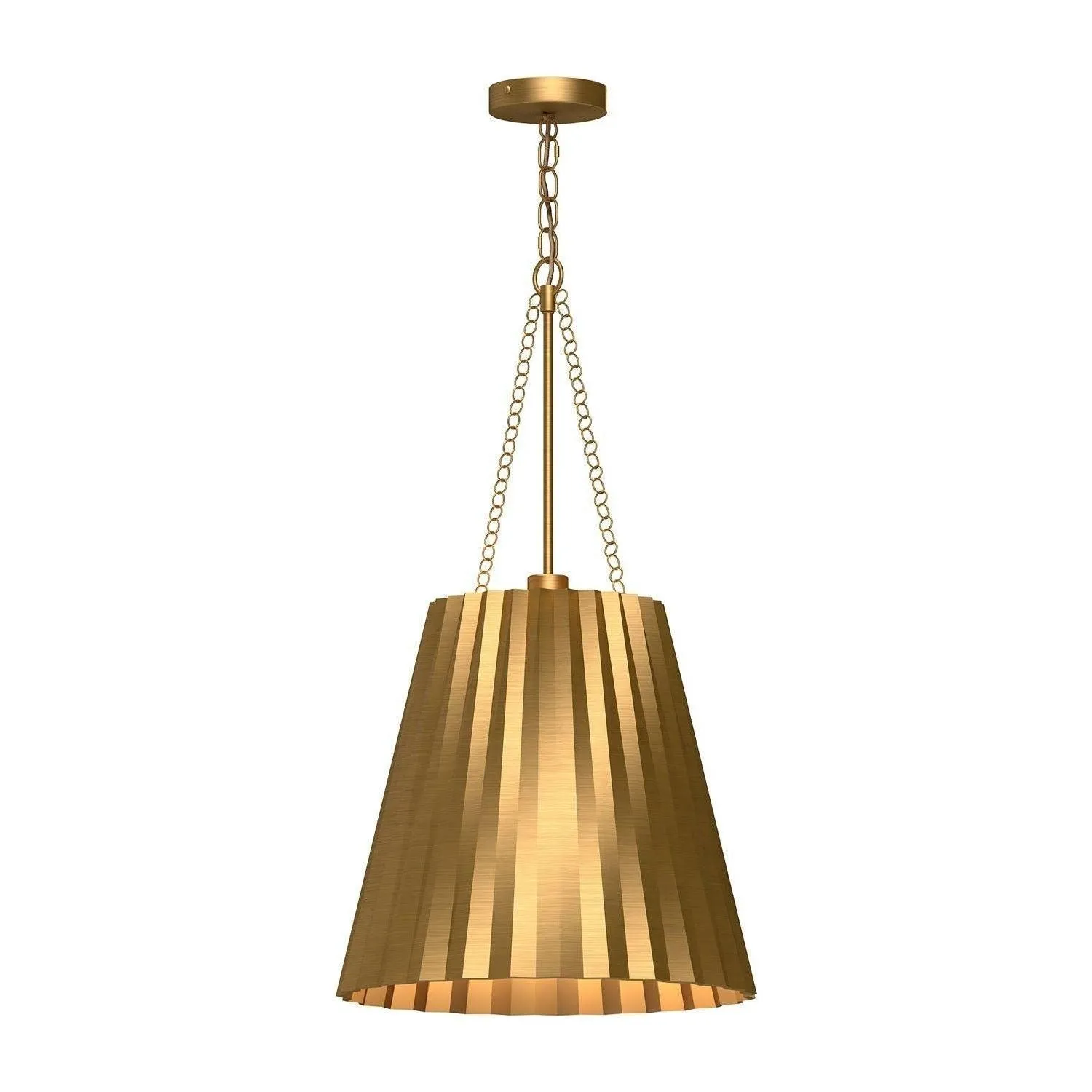 Alora Mood Plisse 16 Inch Pendant