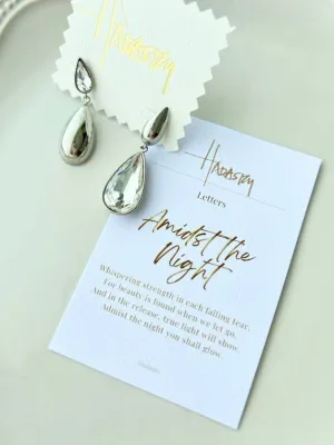 Amidst The Lustrous Night Earrings