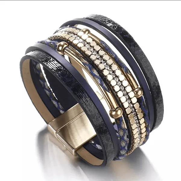 Animal Print Leather Bracelets - Multiple styles