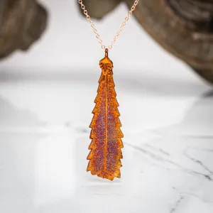 Banksia Leaf - Copper Pendant
