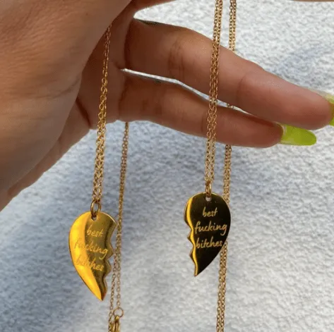 'Best Fucking Bitches' 2 Heart Chain