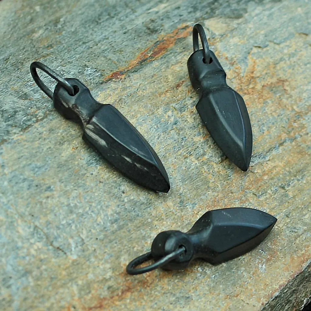 Black Horn Odin Spear Pendant