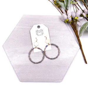 Blaine Earrings Gray