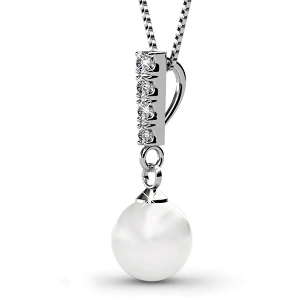 Boxed Lustrous Set Embellished with SWAROVSKI Crystals