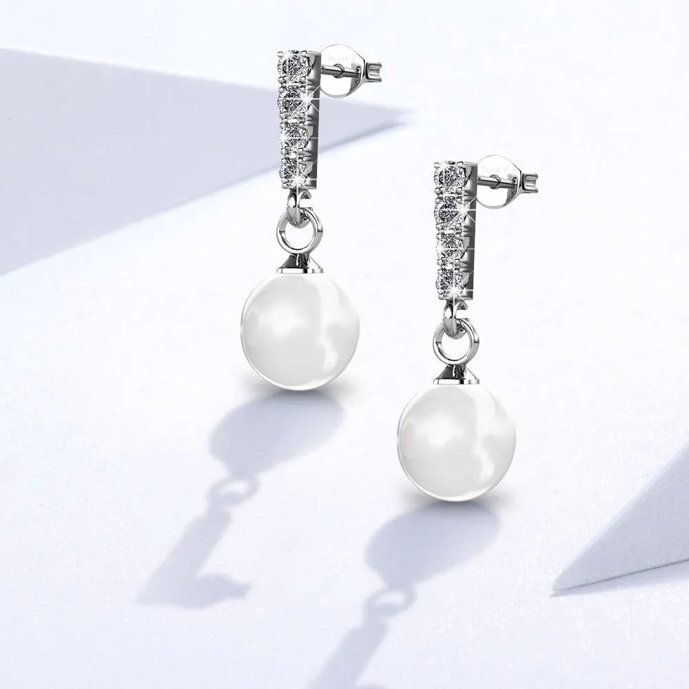 Boxed Lustrous Set Embellished with SWAROVSKI Crystals