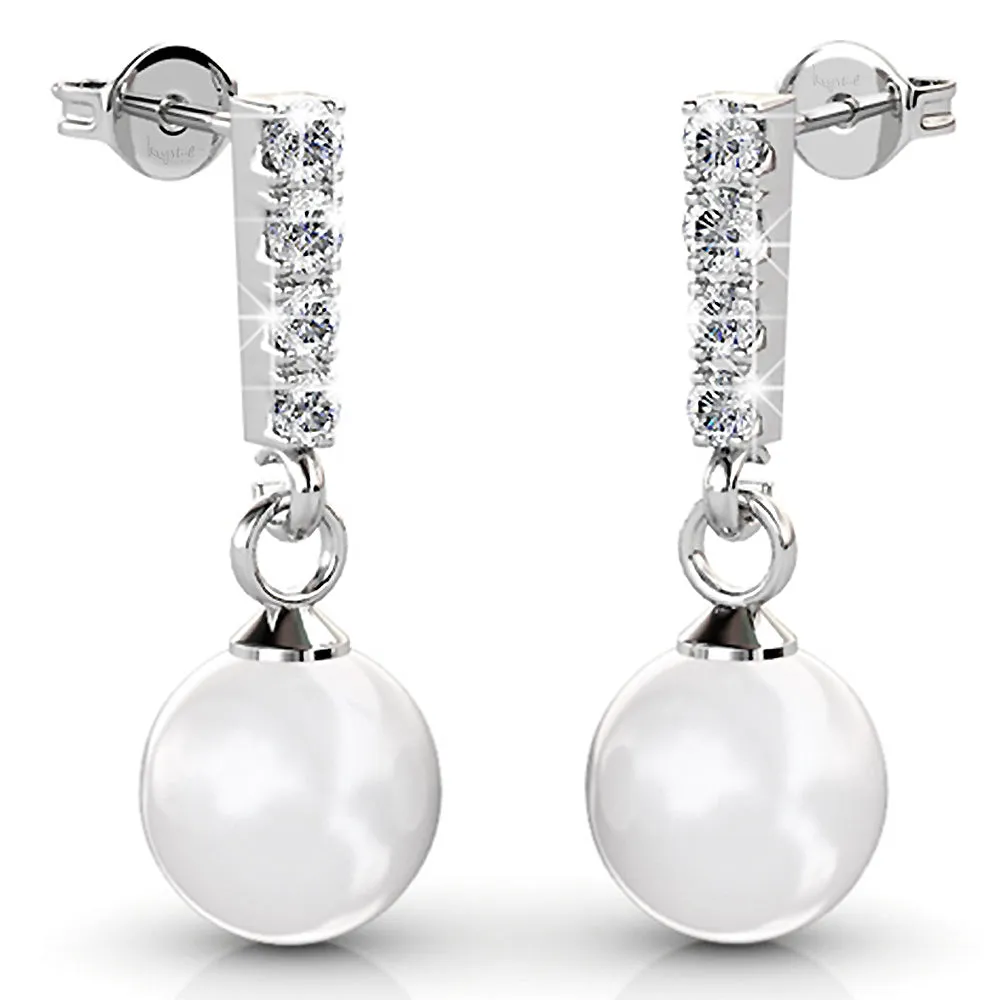 Boxed Lustrous Set Embellished with SWAROVSKI Crystals
