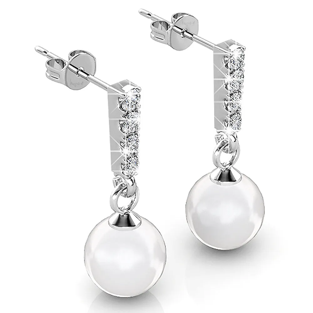 Boxed Lustrous Set Embellished with SWAROVSKI Crystals