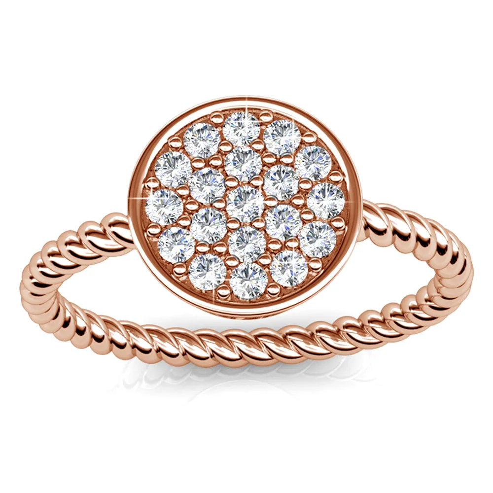Boxed Rose Gold Pave Full Set Embellished with SWAROVSKI® Crystals
