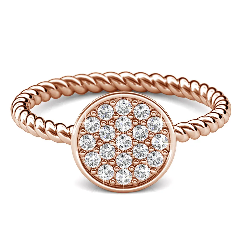 Boxed Rose Gold Pave Full Set Embellished with SWAROVSKI® Crystals