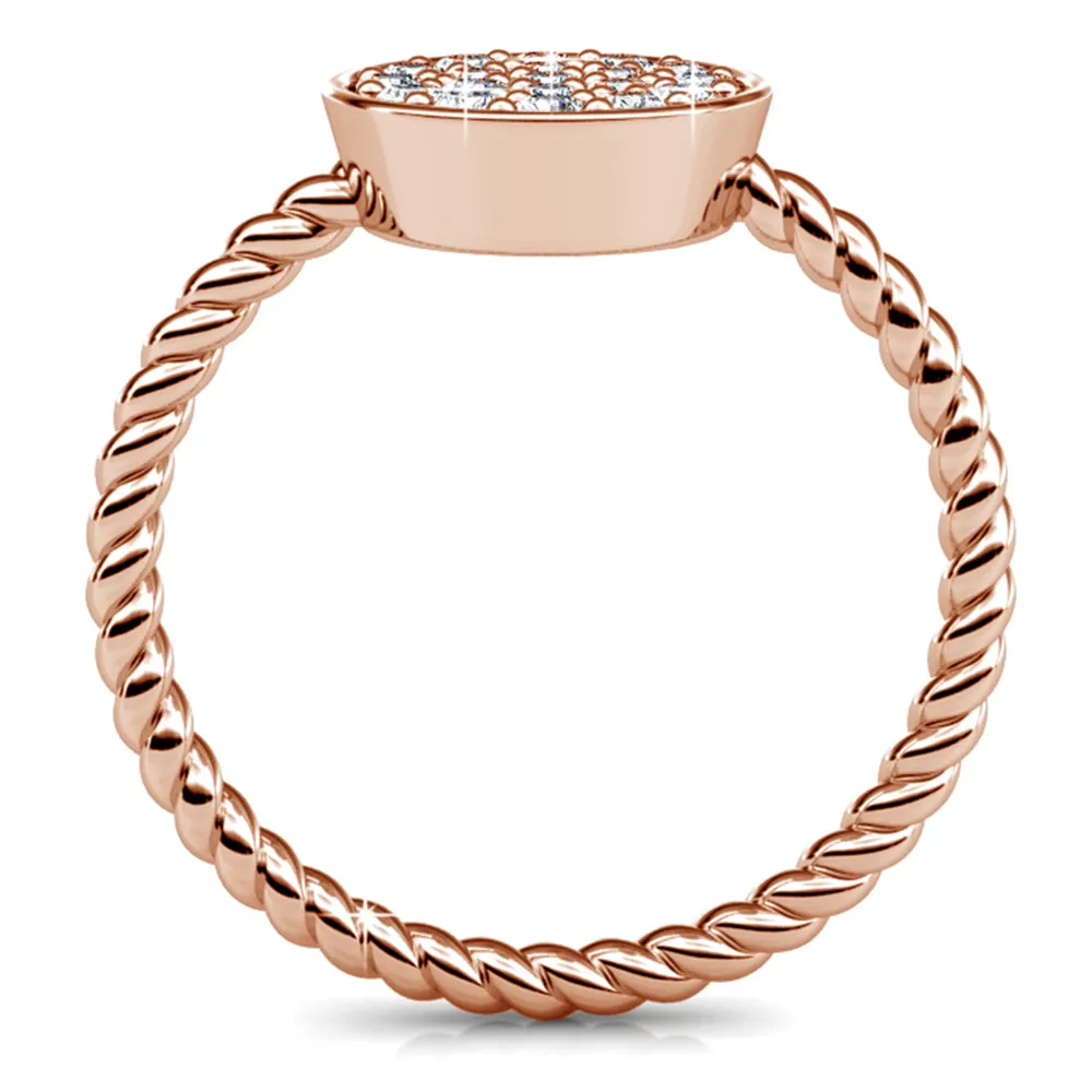 Boxed Rose Gold Pave Full Set Embellished with SWAROVSKI® Crystals