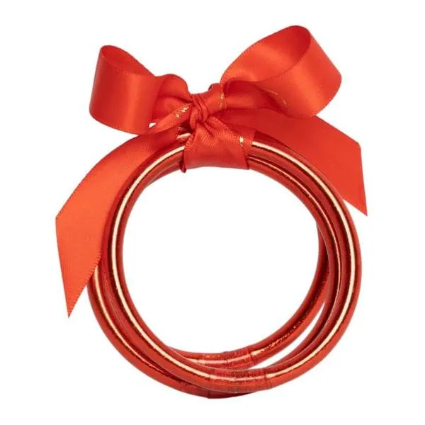 BuDhaGirl | All Weather Bangles - Crimson