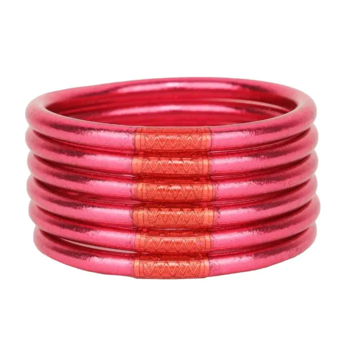 BuDhaGirl Pink All Weather Bangles® (AWB®) - Serenity Prayer