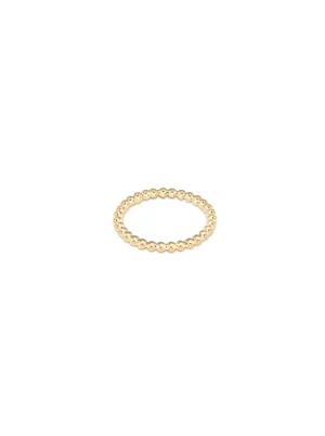 Classic Gold 2mm Bead Ring Size 6 [RCLBE2G6]