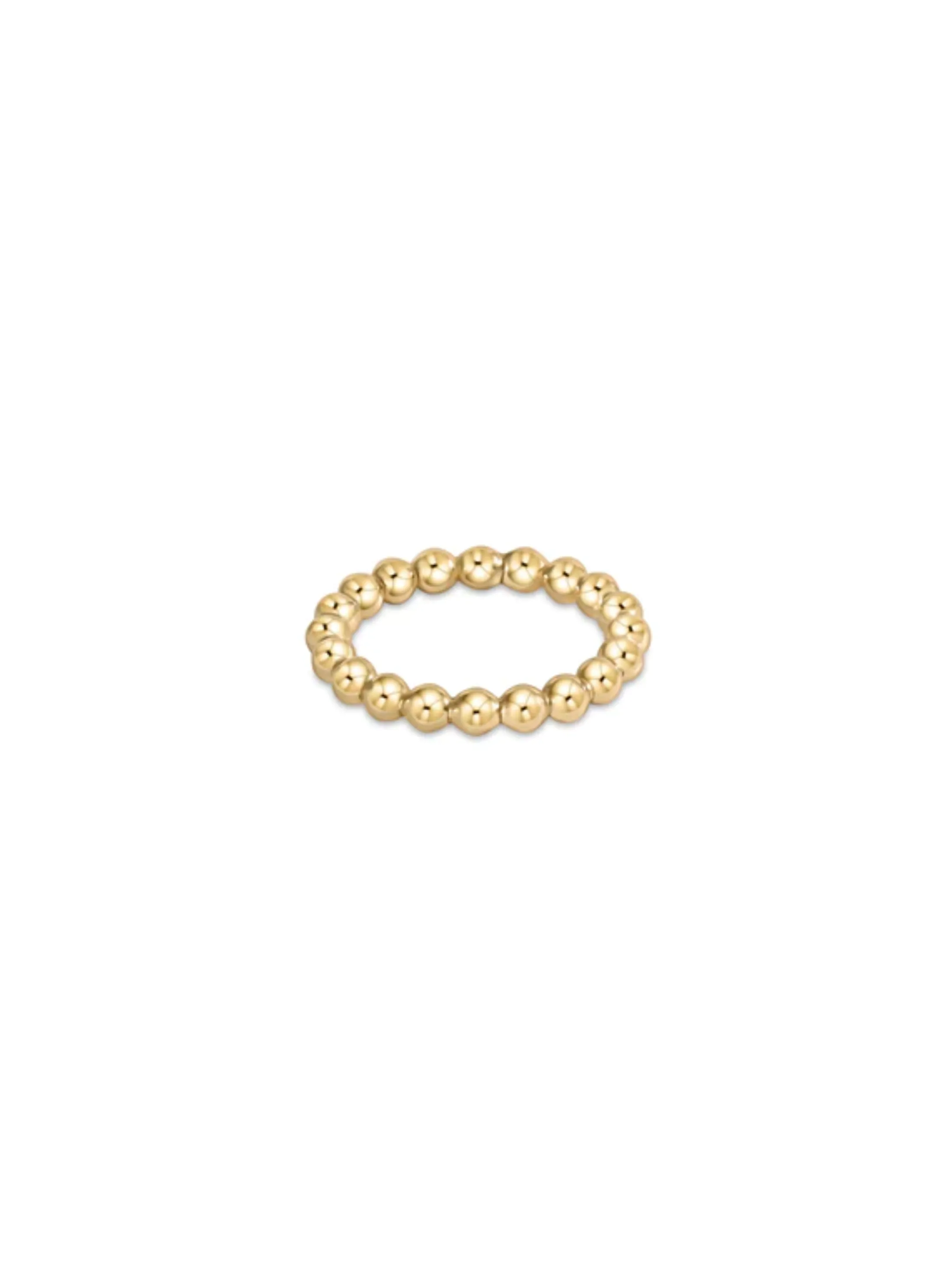 Classic Gold 3mm Ring Size 6 [RCLBELG3G6]
