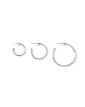 Classic Round Loops SILVER