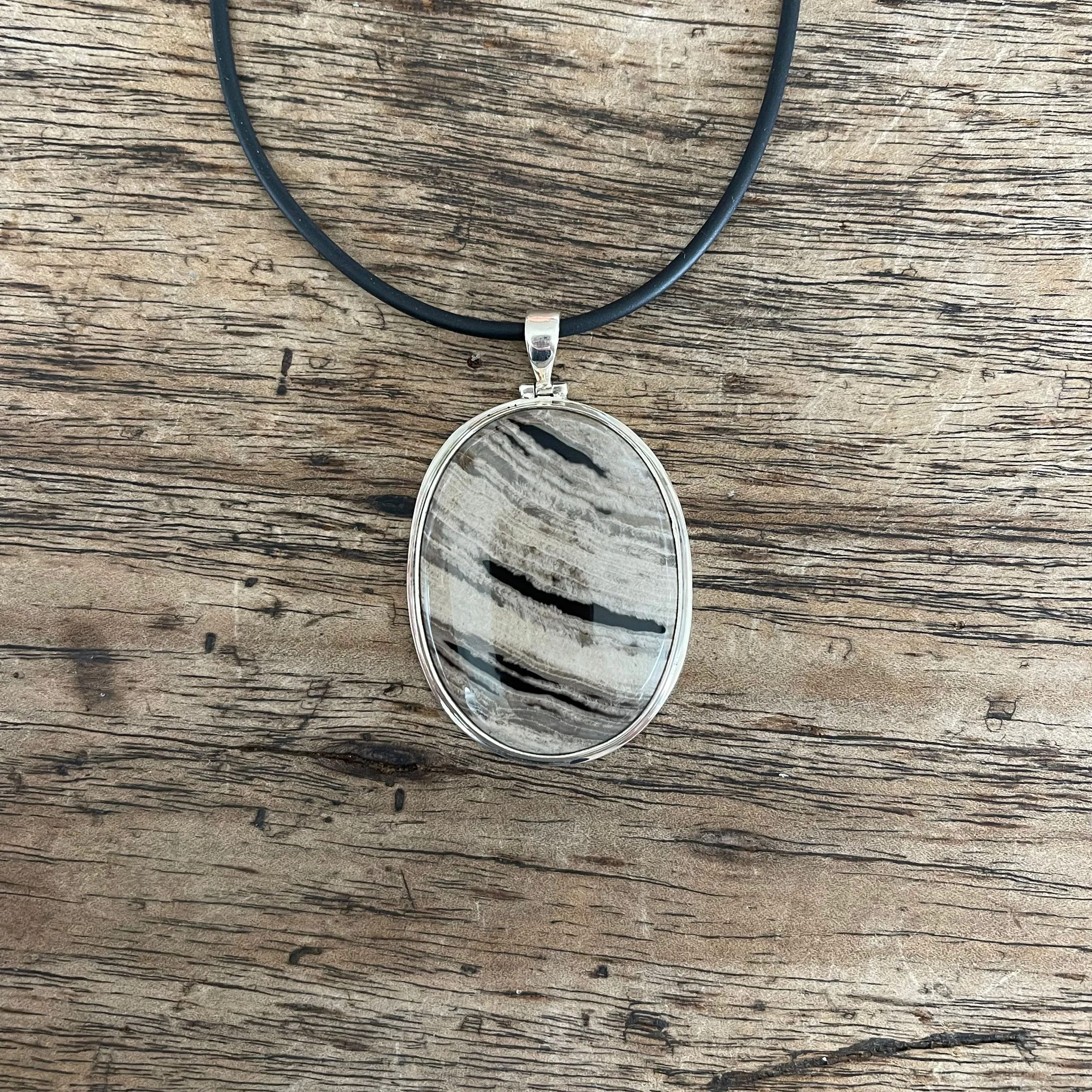Coles bay Fossil Wood Pendants