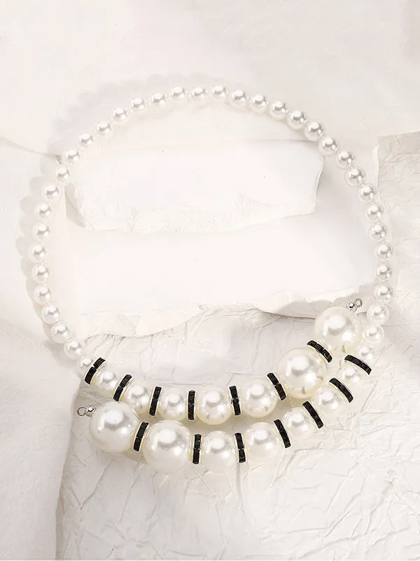 Contrast Color Geometric Necklaces Accessories