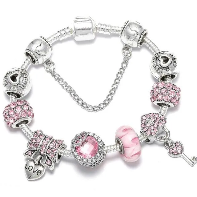 Crystal Beads Fine Bracelets Women