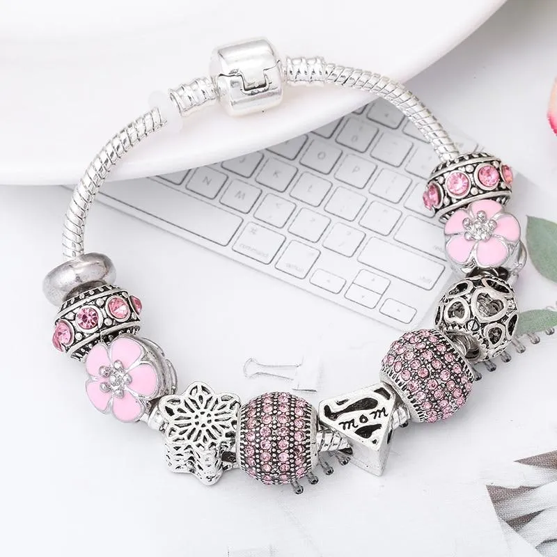 Crystal Beads Fine Bracelets Women