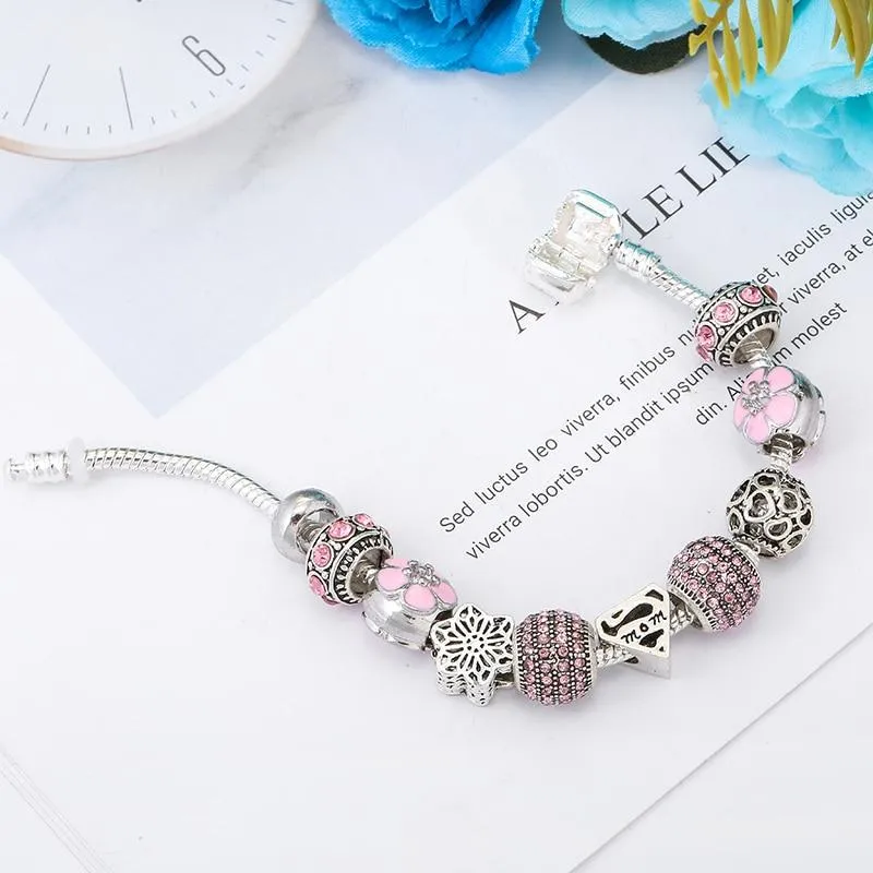 Crystal Beads Fine Bracelets Women