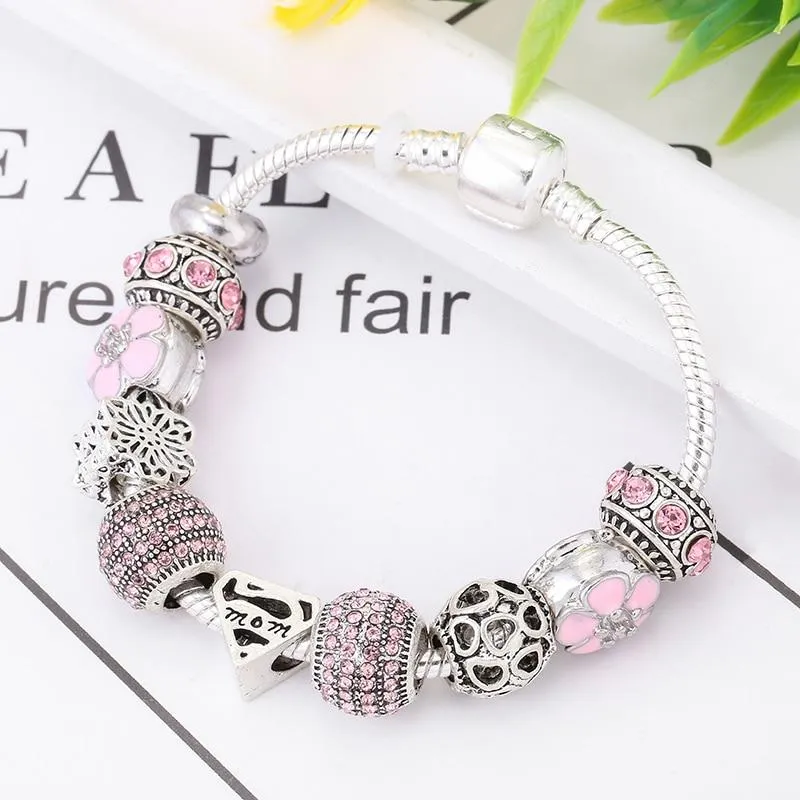 Crystal Beads Fine Bracelets Women