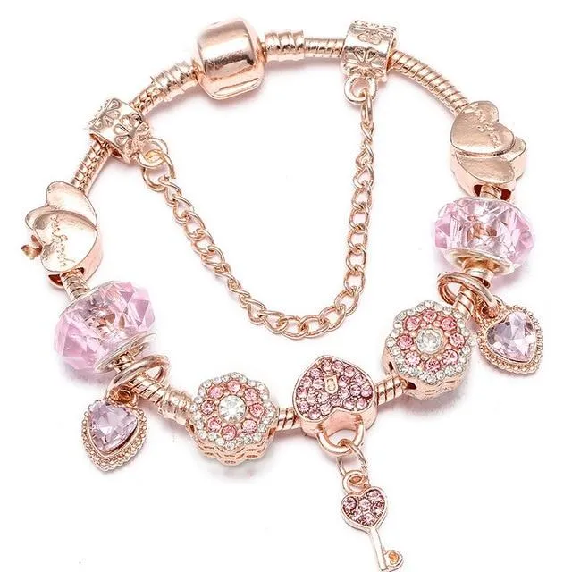Crystal Beads Fine Bracelets Women