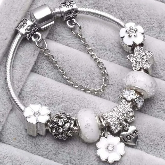Crystal Beads Fine Bracelets Women