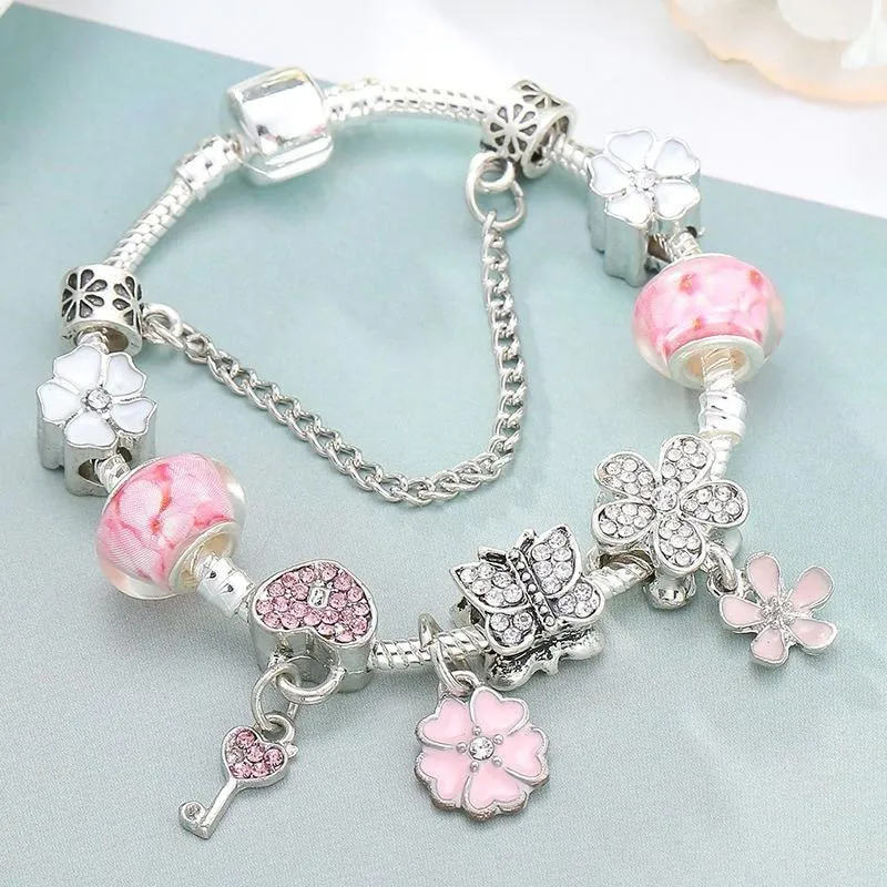 Crystal Beads Fine Bracelets Women