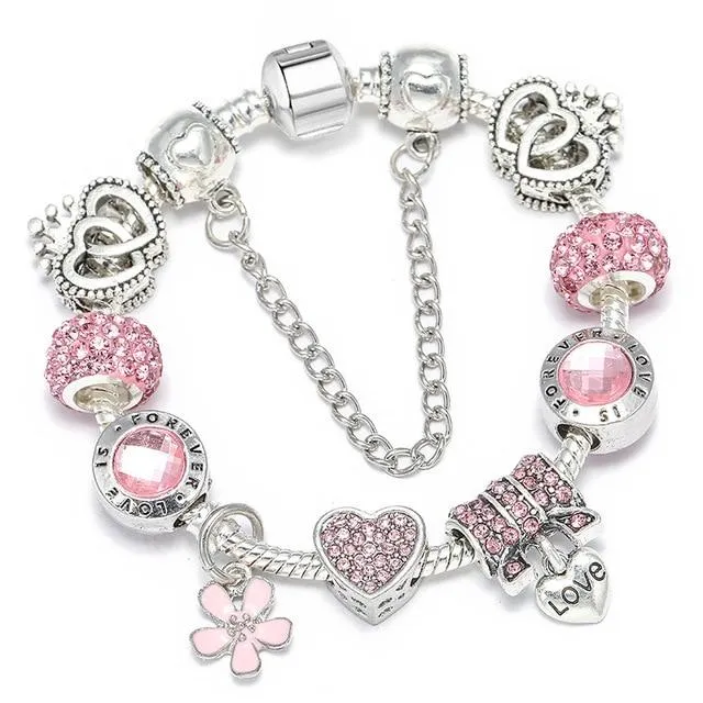 Crystal Beads Fine Bracelets Women