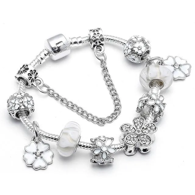 Crystal Beads Fine Bracelets Women