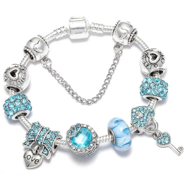 Crystal Beads Fine Bracelets Women