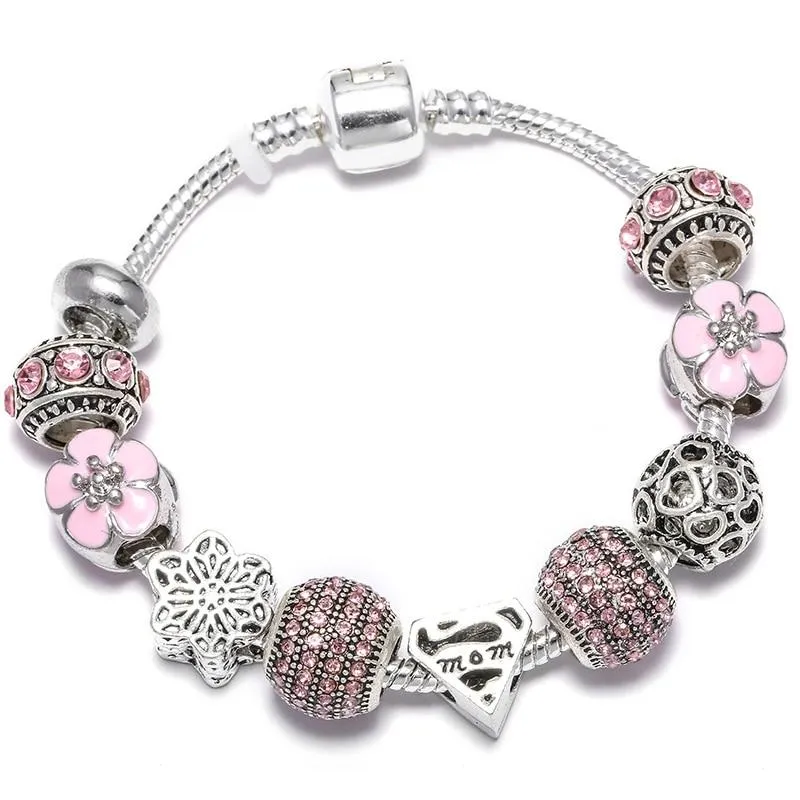 Crystal Beads Fine Bracelets Women