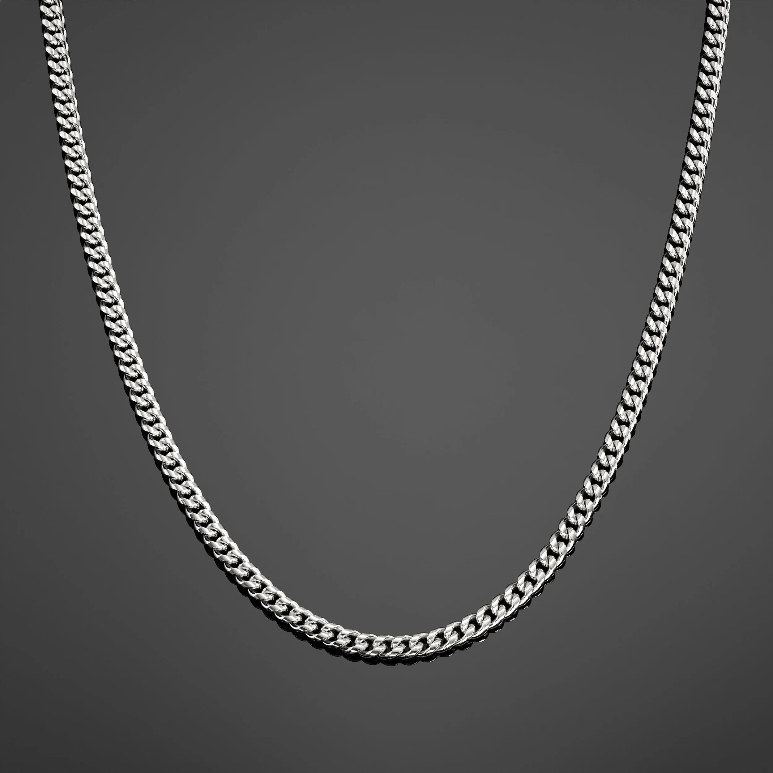 Cuban Link Chain 5mm - Silver RG132