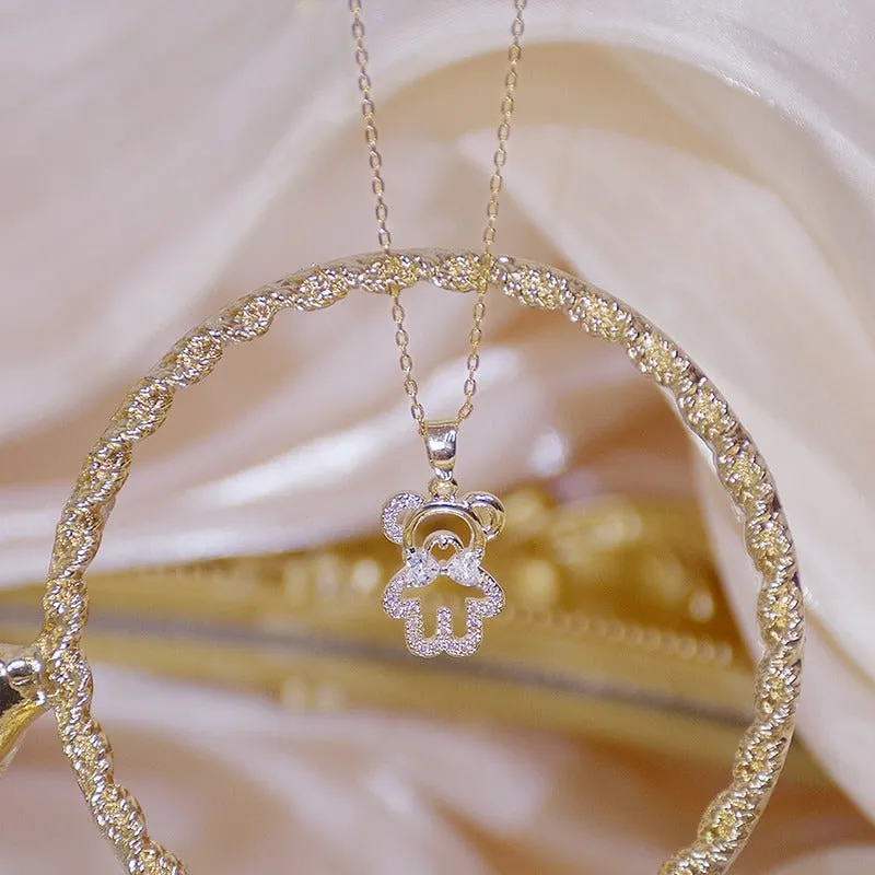 Dainty Bear Necklace