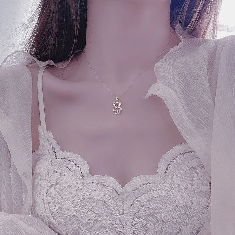 Dainty Bear Necklace