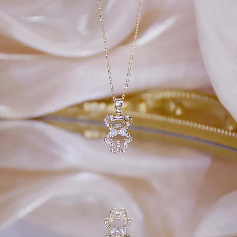 Dainty Bear Necklace