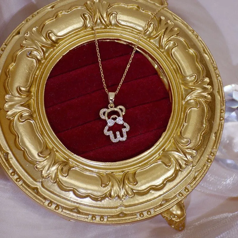 Dainty Bear Necklace