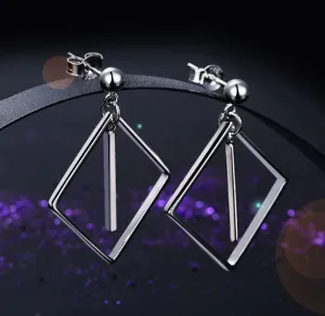 Dangle Square Classy Fashion Stylish Earrings