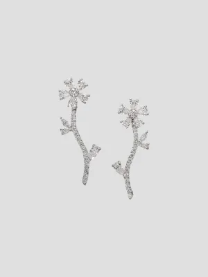 Diamond Marguerite Earrings
