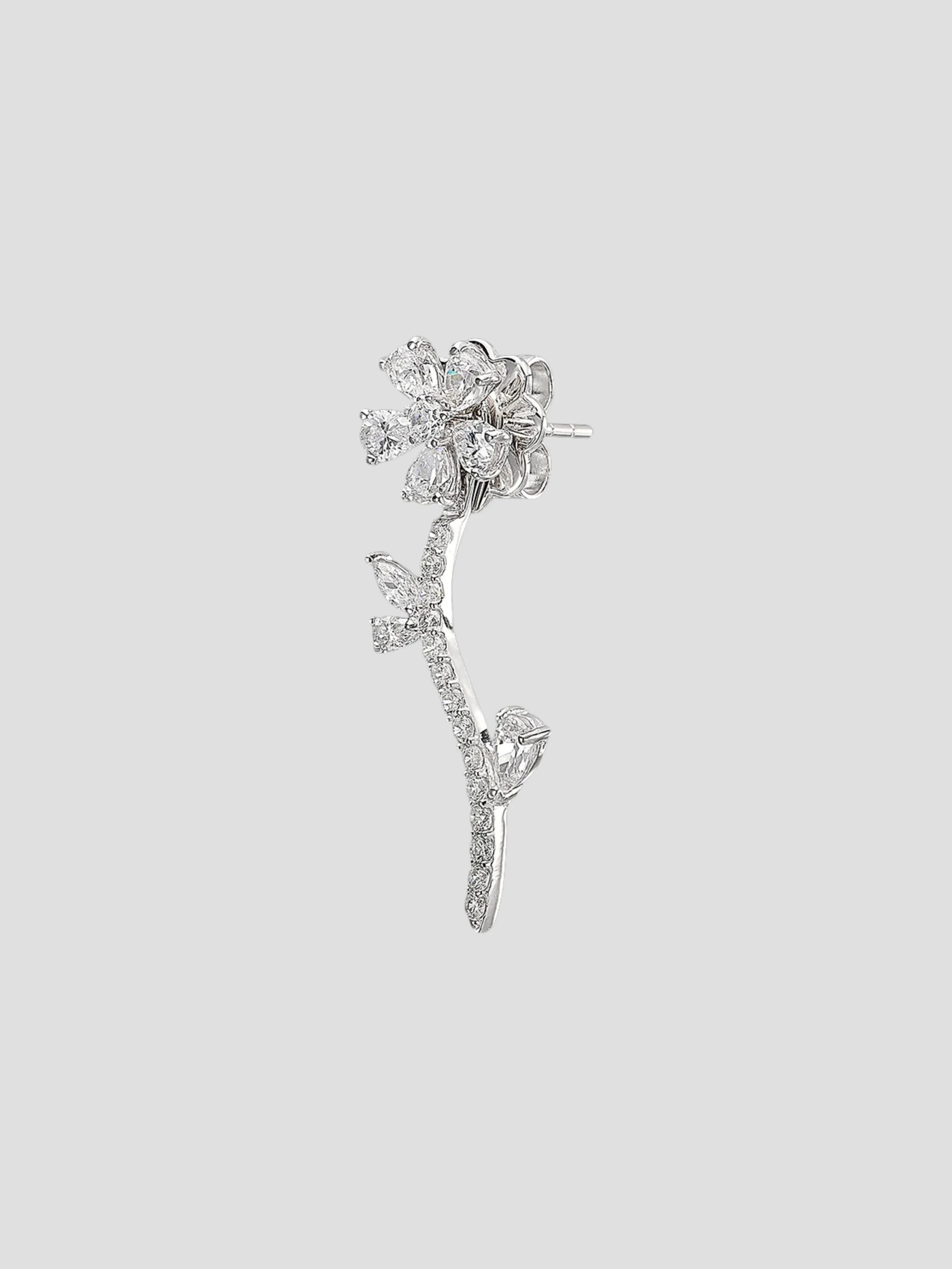 Diamond Marguerite Earrings