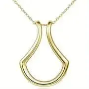 Elegant U-Shaped Pendant Necklaces Ring Holder Holding Special Necklace - Silver, Gold & Rose Gold