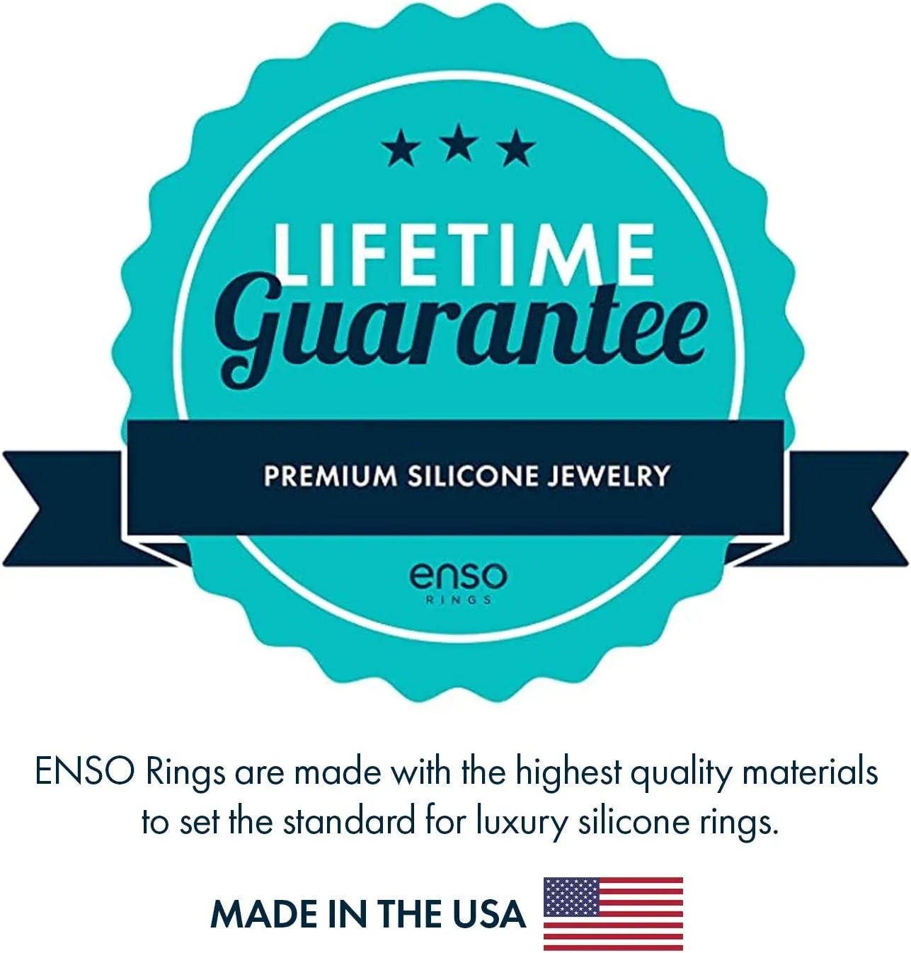Enso Rings Classic Elements Silicone Ring | Made in The USA | Comfortable, Breathable, and Safe
