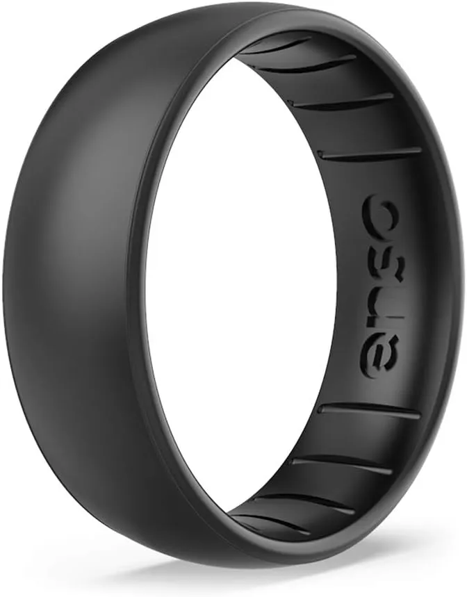 Enso Rings Classic Elements Silicone Ring | Made in The USA | Comfortable, Breathable, and Safe