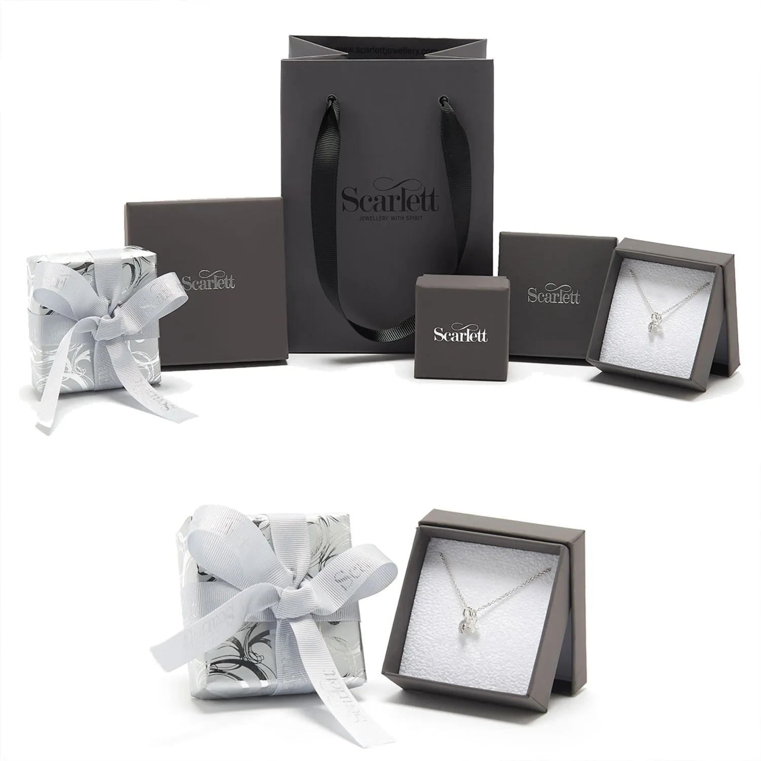 Eternal Heart Diamond Set Solid Gold Necklace