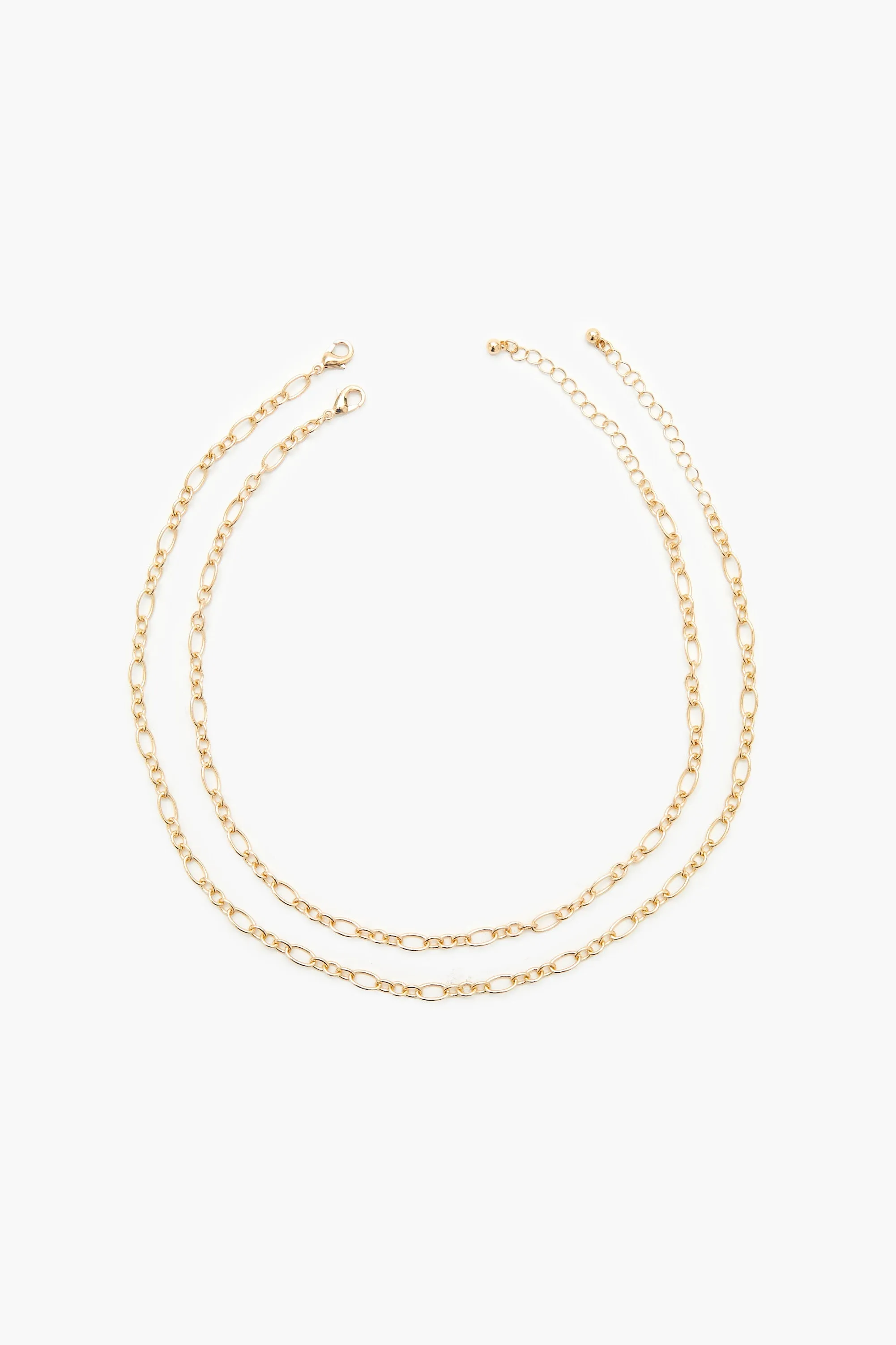 Figaro Chain Necklace Set